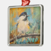 Winterurlauber 1 ornament aus metall (Links)