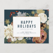 Winterurlaubsankündigung Postkarte (Vorderseite)