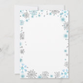 Winterurlaubsdusche Einladung (Rückseite)