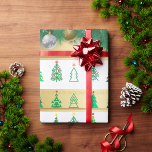 Winterurlaubsgeschenke Dekoration Weihnachtsbaum Geschenkpapier