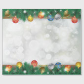 Winterurlaubsgeschenke Dekoration Weihnachtsbaum Geschenkpapier (Flach)