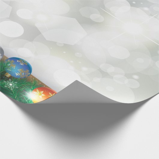 Winterurlaubsgeschenke Dekoration Weihnachtsbaum Geschenkpapier (Ecke)