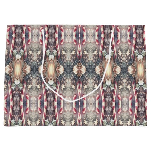 Winterurlaubsgeschenktasche Große Geschenktüte (Vorderseite)