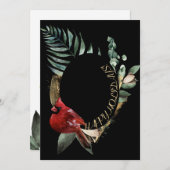 Winterurlaubskarte Feiertagskarte (Vorne/Hinten)