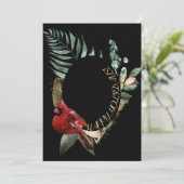 Winterurlaubskarte Feiertagskarte (Stehend Vorderseite)