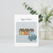 Winterurlaubskarte Feiertagspostkarte (Stehend Vorderseite)