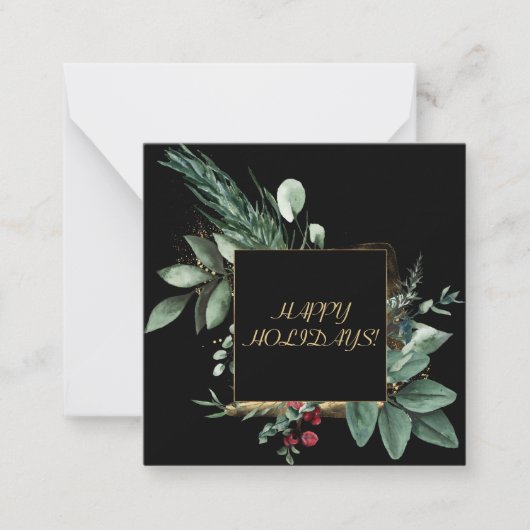 Winterurlaubskarte Mitteilungskarte (Vorderseite)