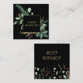 Winterurlaubskarte Mitteilungskarte (Vorne/Hinten)