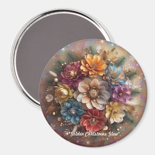 "Winterurlaubsmagie" Magnet (Vorderseite/Rückseite)