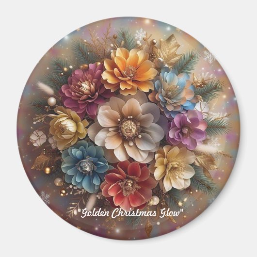 "Winterurlaubsmagie" Magnet (Vorne)