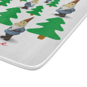 Winterurlaubsnomaden Weihnachtsbaume Thunder_Cove Schneidebrett (Ecke)