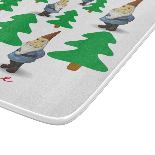 Winterurlaubsnomaden Weihnachtsbaume Thunder_Cove Schneidebrett (Ecke)