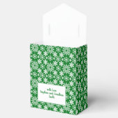 Winterurlaubsschneeflocken Persönlich realisierbar Geschenkschachtel (Geöffnet)