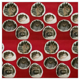 "Winterurlaubstiere" Stoff