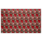 "Winterurlaubstiere" Stoff (Fat Quarter (45,7 x 55,9 cm))