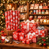 Winterurlaubszeitung Geschenkpapier