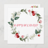 Winterurlaubszweige RED BERRY (Vorne/Hinten)