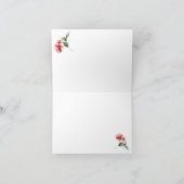 Winterurlaubszweige RED BERRY Karte (Innenseite)