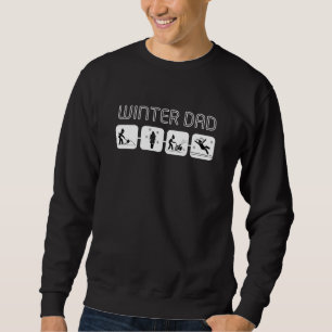 Wintervater Schneeballgebläse gefrieren Sweatshirt