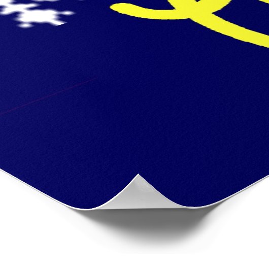 Winterverkaufssignatur Poster (Ecke)