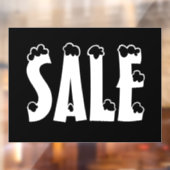 Winterverkaufszeichen, Einzelhandelsverkauf, Bouti Fensteraufkleber (Blatt 2)