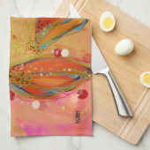 Winterverschüttetes Küchentuch (Viertel Falte)