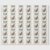 Wintervibes Donkey - Geburtstag Geschenkpapier (Flach)