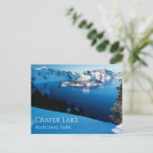 Winterview, Crater Lake National Park. Oregon Postkarte (Stehend Vorderseite)