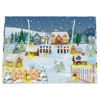 WinterVillage-Atmosphäre Große Geschenktüte