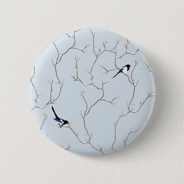 Wintervögel Button