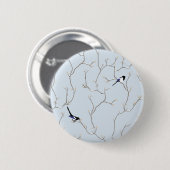 Wintervögel Button (Vorne & Hinten)