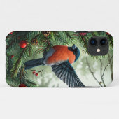 Wintervogel Case-Mate iPhone Hülle (Rückseite (Horizontal))