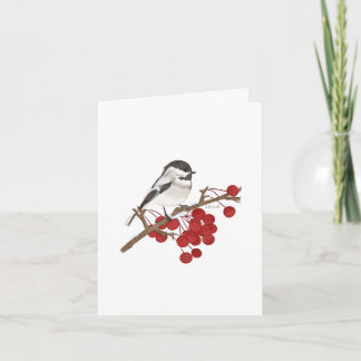 Wintervogel - Christliche Mitteilungskarten