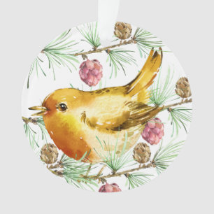 Wintervögel - Fink Ornament