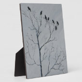 Wintervögel Fotoplatte (Seite)