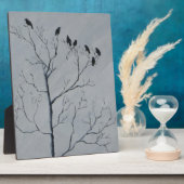 Wintervögel Fotoplatte (Seite)