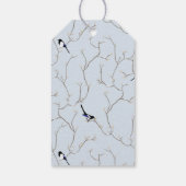 Wintervögel Geschenkanhänger (Rückseite)