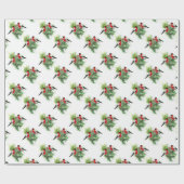 Wintervögel Geschenkpapier (Flach)