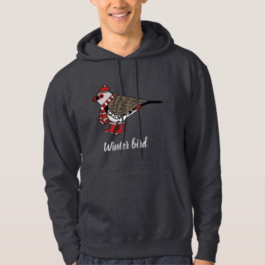 Wintervogel Hoodie (Vorderseite)
