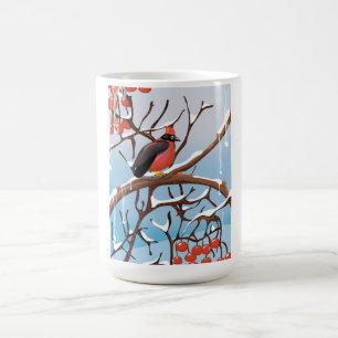 Wintervogel Kaffeetasse