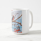 Wintervogel Kaffeetasse (VorderseiteRechts)