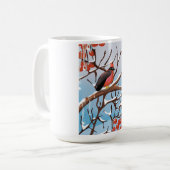 Wintervogel Kaffeetasse (Vorderseite Links)