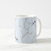 Wintervögel Kaffeetasse (VorderseiteRechts)