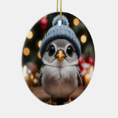 Wintervogel Keramik Ornament (Rechts)