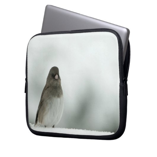 Wintervogel Laptopschutzhülle (Vorderseite Links)