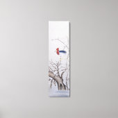 Wintervogel Leinwanddruck (Vorderseite)