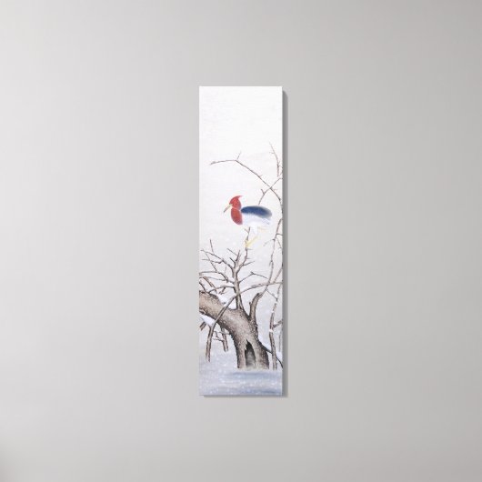 Wintervogel Leinwanddruck (Vorderseite)