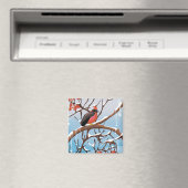 Wintervogel Magnet (In Situ (Geschirrspüler))