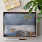 Wintervogel-Nest-Dekoupage-Tissue Seidenpapier (Geschenk)