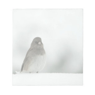 Wintervogel Notizblock
